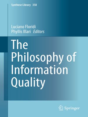 cover image of The Philosophy of Information Quality